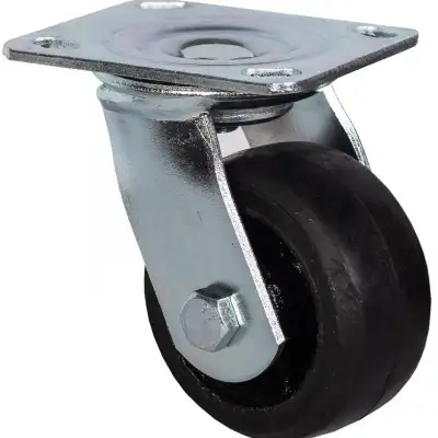 Колесо большегрузное поворотное обрезиненное 200 мм - SCd 80 наличный и безналичный расчет