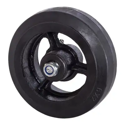 Колесо большегрузное без крепления, обрезиненное 150 мм (D 63) наличный и безналичный расчет