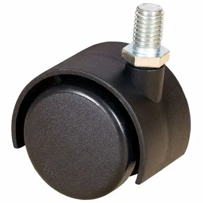 Колесо мебельное черное, болтовое крепление 40 мм - TWT 40 наличный и безналичный расчет