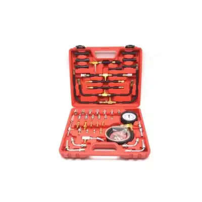 Манометр для измерения давления топлива 0-10 bar в комплекте с переходниками, набор 46пр. "H-D" наличный и безналичный расчет