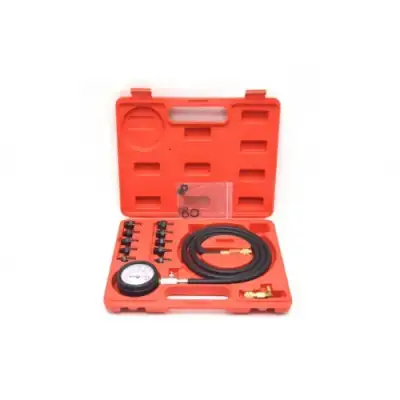 Манометр для измерения давления масла 0-10 bar с переходниками, набор 12пр. "H-D" наличный и безналичный расчет