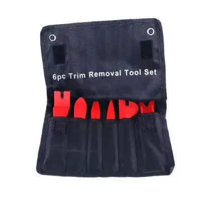 Съемник крепежа обивки пластмассовый (NYLON), набор 6 предметов, на полотне "H-D" наличный и безналичный расчет