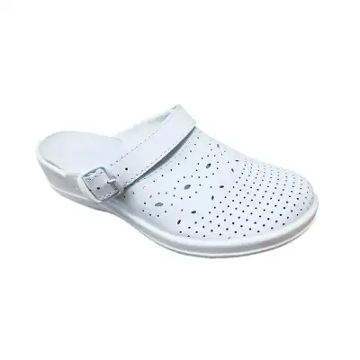 Сабо женские с перфорацией, Молдова белые (69560108) наличный и безналичный расчет