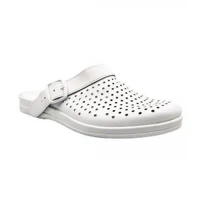 Сабо мужские с перфорацией, Молдова белые (95350108) наличный и безналичный расчет