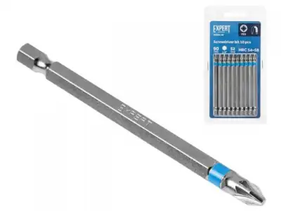 Насадка крестообразная PZ2 90мм 10шт EXPERT STARTUL (SE8602-90) (бита Pozidrive магнитная) наличный и безналичный расчет