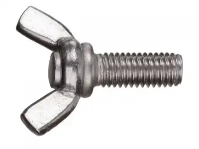 Винт М6х20 мм барашковый, нерж. сталь (А2) DIN 316 (50 шт в карт. уп.) (STARFIX) наличный и безналичный расчет