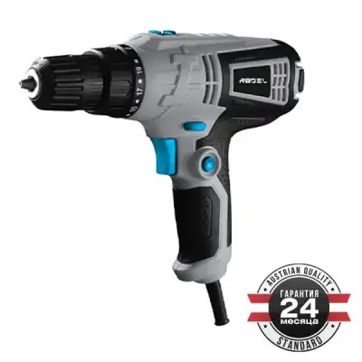 Электрический шуруповёрт RÖGEL, 400 Вт, 0-350/0-1200 об/мин, 2 скорости, 35 Нм наличный и безналичный расчет