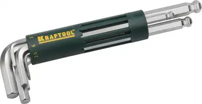 KRAFTOOL 8 шт, набор длинных имбусовых ключей (27431-2) наличный и безналичный расчет