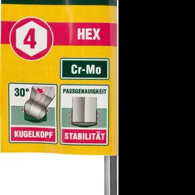 KRAFTOOL Hex 4, длинный имбусовый ключ (27437-4) наличный и безналичный расчет