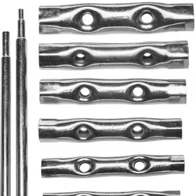 DEXX 10 предметов, 6 - 22 мм, набор трубчатых ключей (27192-H10) наличный и безналичный расчет
