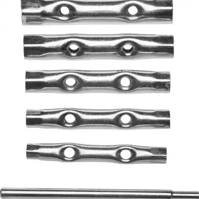 DEXX 6 предметов, 8 - 17 мм, набор трубчатых ключей (27192-H6) наличный и безналичный расчет