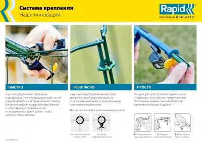 RAPID R:Plier LIG 150 Vine, профессиональный кольцевой плайер для травмобезопасного крепления растений (40107753) наличный и безналичный расчет