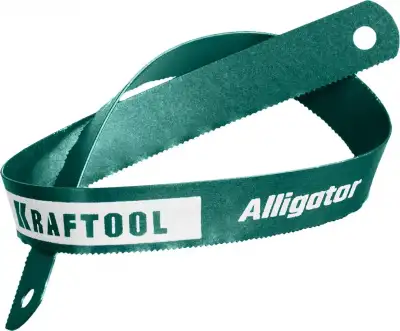 KRAFTOOL Alligator-24, 24 TPI, 300 мм, биметаллическое гибкое полотно по металлу (15942-24-S10) наличный и безналичный расчет