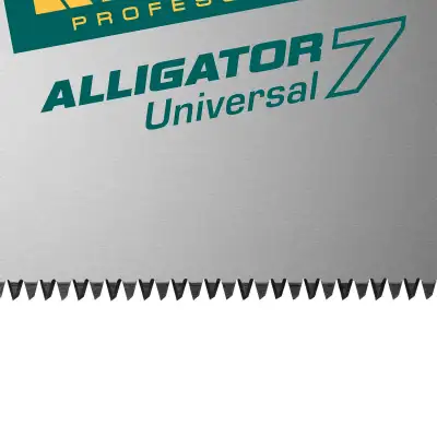 KRAFTOOL Alligator Universal 7, 550 мм, 7 TPI, 3D зуб, универсальная ножовка (15004-55) наличный и безналичный расчет
