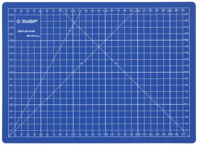 ЗУБР 300 х 220 х 3 мм, непрорезаемый коврик (09903) наличный и безналичный расчет