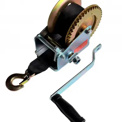 Лебедка ручная барабанная (лента) 0.27T-10M наличный и безналичный расчет