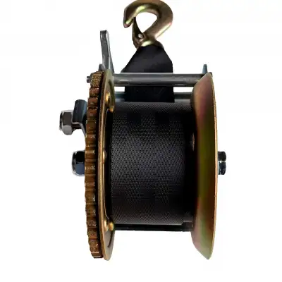 Лебедка ручная барабанная (лента) 0.63T-10M наличный и безналичный расчет