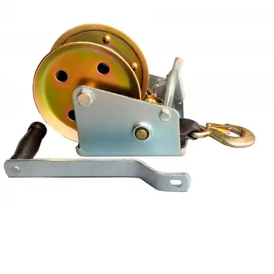 Лебедка ручная барабанная (лента) 0,81T-10M наличный и безналичный расчет