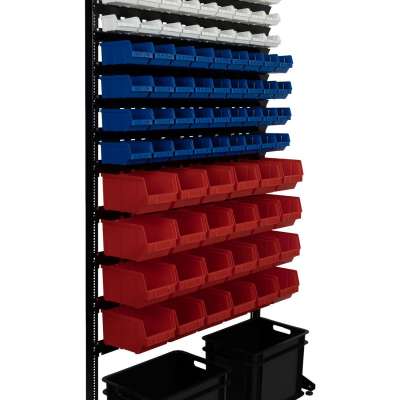 Стеллаж для склада с лотками из пластика наличный и безналичный расчет