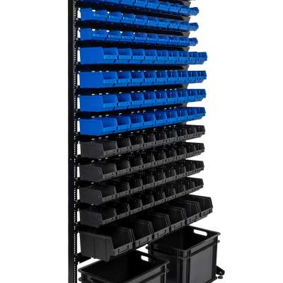 Пластиковые контейнеры от производителя на стеллаже для крепежа наличный и безналичный расчет