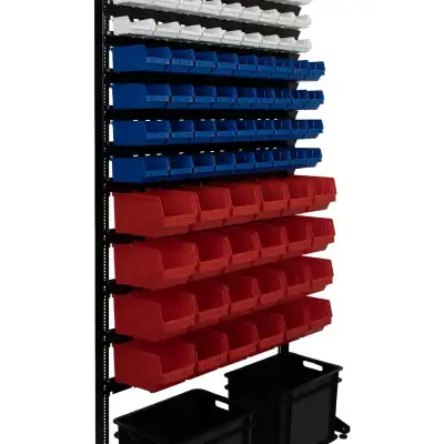 Стеллаж для склада с лотками из пластика наличный и безналичный расчет