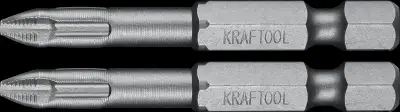 KRAFTOOL X-Drive PH2, 50 мм, 2 шт, торсионные биты (26121-2-50-2) наличный и безналичный расчет