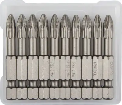 KRAFTOOL X-Drive, PZ2, 50 мм, 10 шт, торсионные биты (26123-2-50-10) наличный и безналичный расчет
