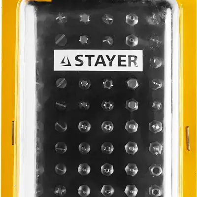 STAYER 61 шт, набор бит с магнитным адаптером (26084-H61) наличный и безналичный расчет