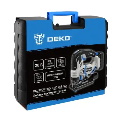 Лобзик аккумуляторный DEKO DKJS20V PRO 085-1330 наличный и безналичный расчет