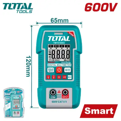 Мультиметр цифровой TOTAL TMT516003 наличный и безналичный расчет