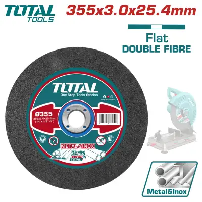 Круг отрезной 355x3,0x25,4 мм по металлу TOTAL TAC2303558 наличный и безналичный расчет
