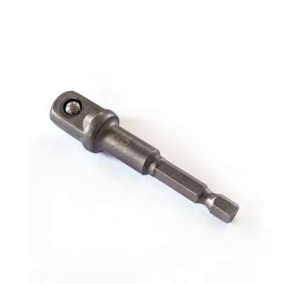 Переходник для шуруповерта с 1/4" HEX на квадрат 1/2", длина 70 мм "H-D" наличный и безналичный расчет