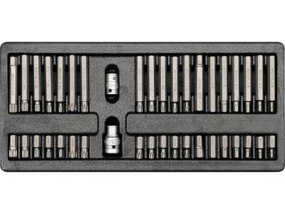 Биты TORX, HEX, SPLINE в футляре (40пр.) "Yato" наличный и безналичный расчет