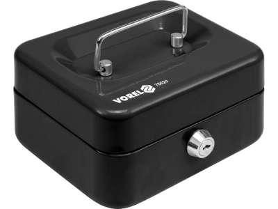 Ящик для денег металлический 150х120х80мм "Vorel" наличный и безналичный расчет