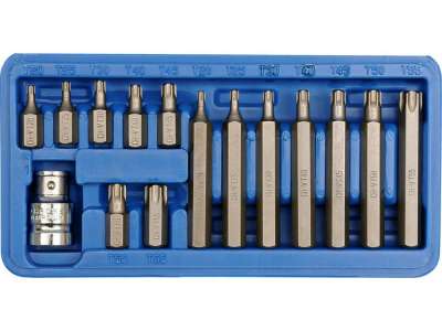 Головки-биты специальные TORX t20-t55 (набор 15пр.) "Vorel" наличный и безналичный расчет