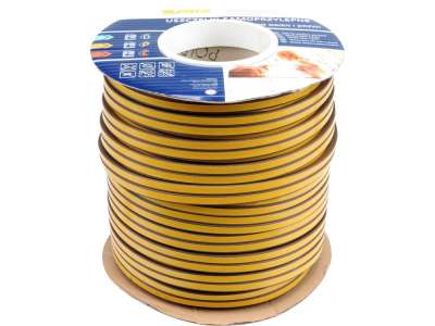 Уплотнитель для окон и дверей тип D 9х7.4мм/100м (коричневый) "Vorel" наличный и безналичный расчет