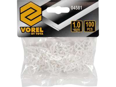 Крестики для плитки с ограничителем 1,0мм (100шт) "Vorel" наличный и безналичный расчет