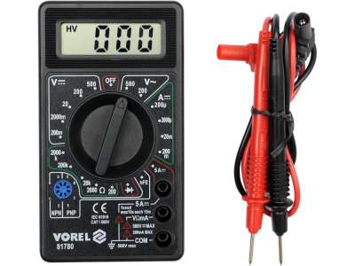 Цифровой мультиметр 0-500V "Vorel" наличный и безналичный расчет