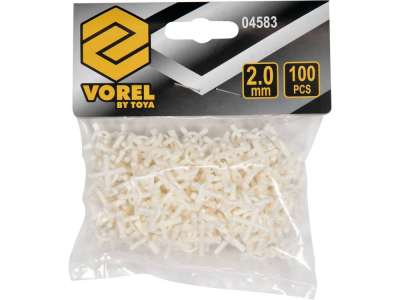 Крестики для плитки с ограничителем 2,0мм (100шт) "Vorel" наличный и безналичный расчет