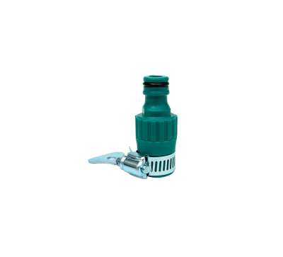 Адаптер внешний с хомутом 1/2" (ABS) "Flo" наличный и безналичный расчет