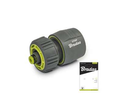 Соединение Быстросъемное с аквастопом 1/2" - 5/8" LIME LINE SOFT "Bradas" наличный и безналичный расчет