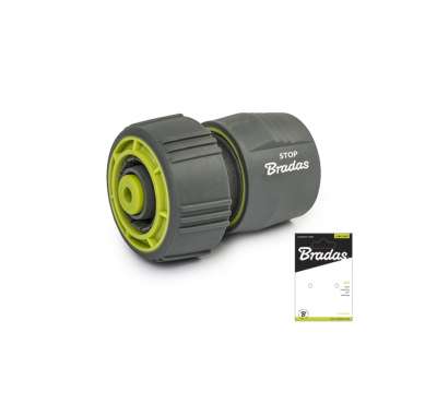 Соединение Быстросъемное с аквастопом 3/4" LIME LINE SOFT "Bradas" наличный и безналичный расчет