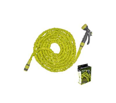 Шланг поливочный растягивающийся 15-45м + пистолет TRICK HOSE (lime) "Bradas" наличный и безналичный расчет