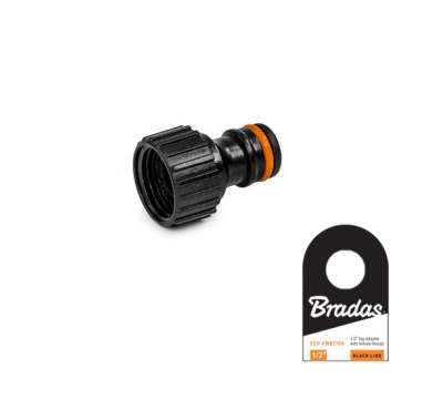 Адаптер с внутренней резьбой 1/2" - 3/4" BLACK LINE "Bradas" наличный и безналичный расчет