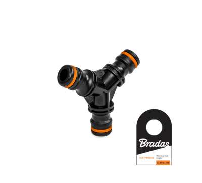 Соединитель-тройник для шлангов BLACK LINE "Bradas" наличный и безналичный расчет