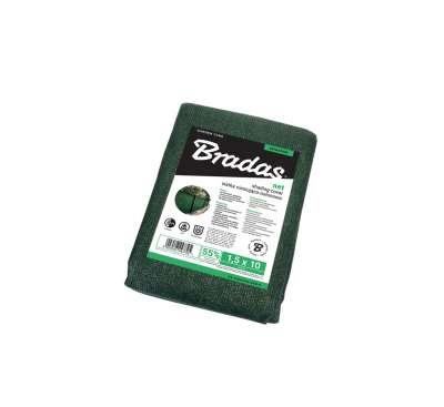 Сетка затеняющая и экранирующая 90%, 135г/м2, 1,5х10м. "Bradas" наличный и безналичный расчет