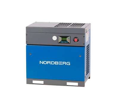 Винтовой компрессор NORDBERG 7.5 кВт, 10 Бар, 960 л/мин, IP23, без ресивера NCB10 наличный и безналичный расчет