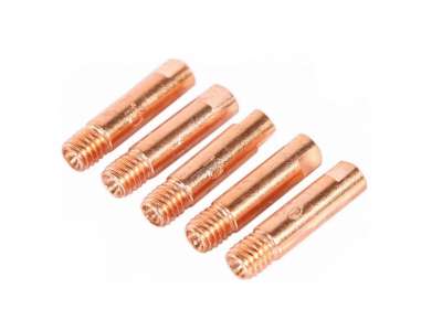 Сварочный наконечник для горелки MIG/MAG E-CU, M6x25, 1 мм, 5 шт NORDBERG WMI-N10 наличный и безналичный расчет