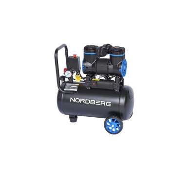 Компрессор безмасляный NORDBERG 220 В, ресивер 18 л, 170 л/мин NCEO10/170 наличный и безналичный расчет