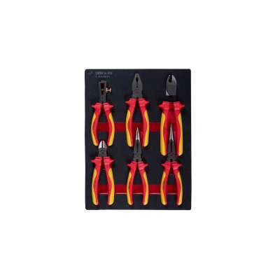 Набор диэлектрических пассатижей и бокорезов KING TONY ложемент, 6 предметов 9-40606GPV наличный и безналичный расчет